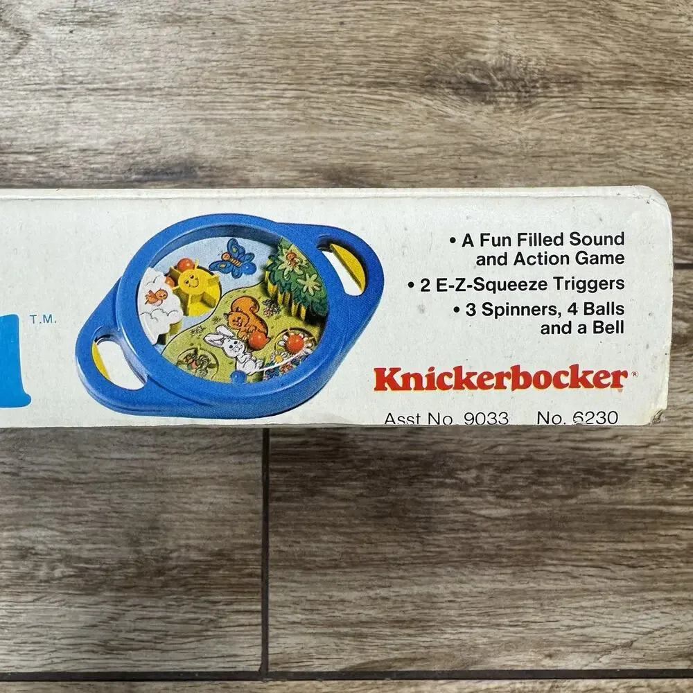 Vintage 1979 Knickerbocker Preschool Sunshine Spinball Tote-A-Toy Game